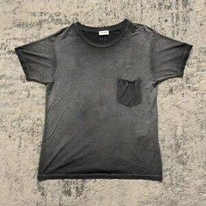 Saint Laurent AW14 - Sunfaded Silk Pocket Tee